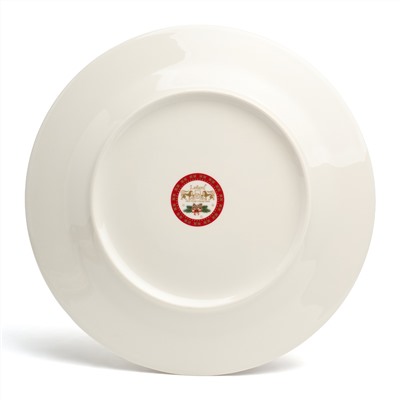 НАБОР ТАРЕЛОК ОБЕДЕННЫХ LEFARD "ДЕД МОРОЗ И СНЕГУРОЧКА"  2 ШТ. 27 СМ (КОР=9НАБ.)