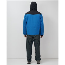 Горнолыжная куртка мужская зимняя голубого цвета 7611Gl