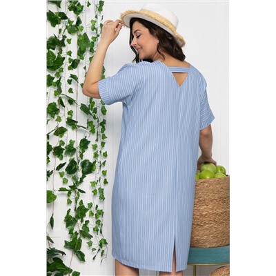 Платье Покоряя сердца (джинс) П13460-1М