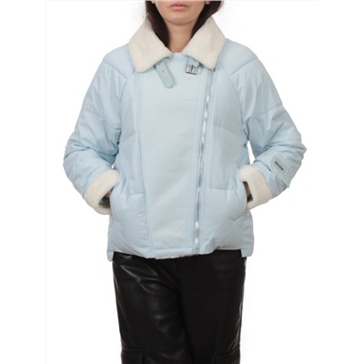 S24-163 BLUE Куртка демисезонная женская (100 гр. холлофайбер)
