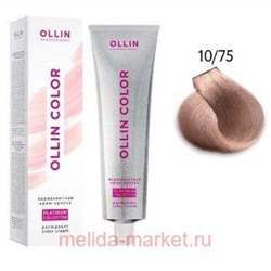 OLLIN COLOR Platinum Collection 10/75 100 мл Перманентная крем-краска для волос