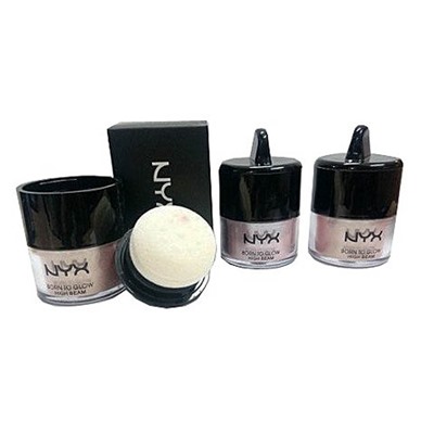 Рассыпчатый Хайлайтер с пуховкой NYX Bornto Glow High Beam № 4 7 g