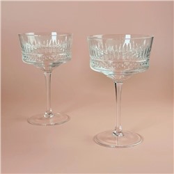 200-135 Набор из 2 креманок 300мл в под.уп.(х24)Стекло