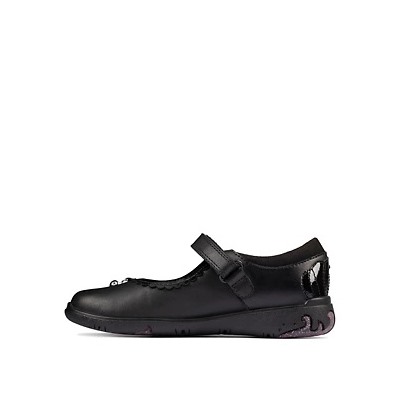 Kids' Leather Riptape Mary Jane Shoes (Kid size 10-2.5)