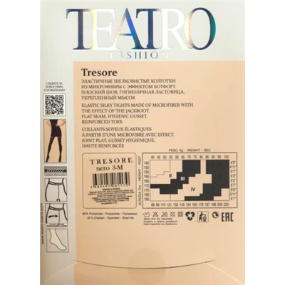 Колготки с имитацией, Teatro, Tresore оптом