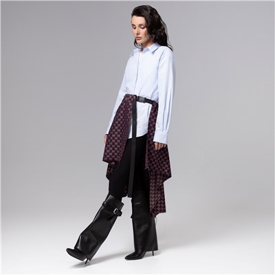 Юбка-килт с необработанными краями, Игра теней