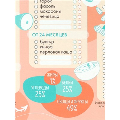 Магнитный трекер ввода прикорма по месяцам для малышей и маркер, бежевый, на 2 магнитах