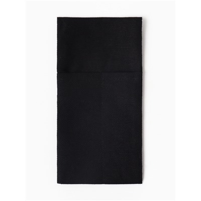 Набор конвертов для приборов Home collection black-4 шт., 22×10 см, 45% лён, 55% хлопок
