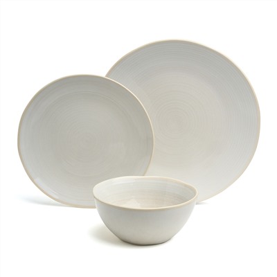 НАБОР ОБЕДЕННЫЙ BRONCO "CONCEPT" НА 4ПЕР. 12 ПР. БЕЖЕВЫЙ