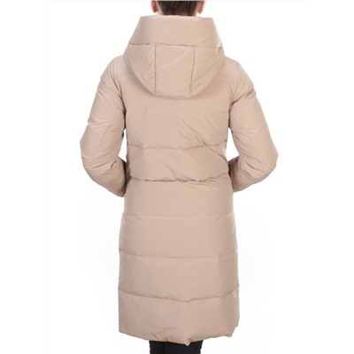 888 BEIGE Пальто зимнее женское VINVELLA (200 гр. холлофайбер)