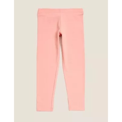 Cotton Plain Leggings (2-7 Yrs)