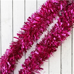 Мишура новогодняя «Зимнее волшебство. Блеск», d=9 см, 200 см, МИКС