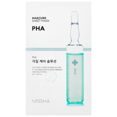 Missha Mascure Peeling Solution Sheet Mask  Тканевая маска Mascure Peeling Solution