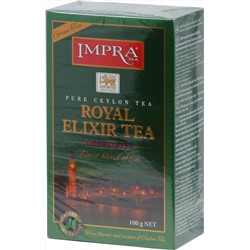 IMPRA. Royal Elixir. Зеленый чай 100 гр. карт.пачка