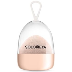 SOLOMEYA Спонж для макияжа со срезом мягкий ПЕРСИК