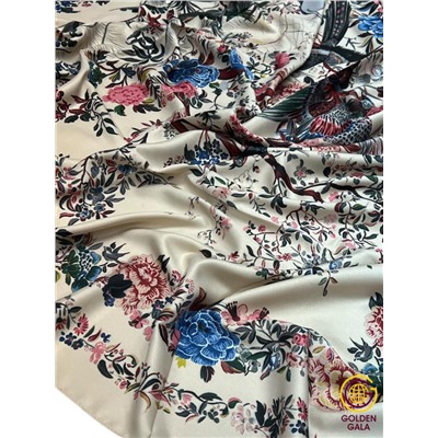 Платок шелковый большой "Парижанка" Арт 2428/36