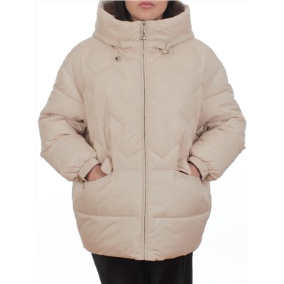 2309 BEIGE Куртка зимняя женская (200 гр. холлофайбер)