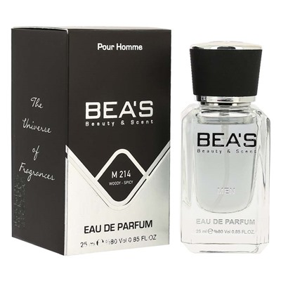 Beas M214 Paco Rabanne Invictus Men edp 25 ml, Парфюм мужской Beas M214 создан по мотивам аромата Paco Rabanne Invictus