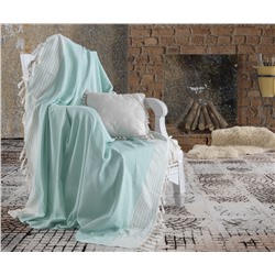 Накидка на Диван 170x220 см. 100% Хлопок Keten Etnik SuYeşili