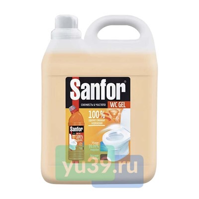 Средство санитарно-гигиеническое Sanfor WC gel Super Power 5 л