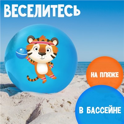 Мяч детский, d=22 см, 60 г, цвета микс