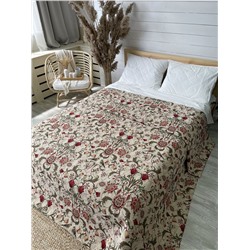 Моррис Ловцы клубники светлый фон Покрывало 240х240 см 06834