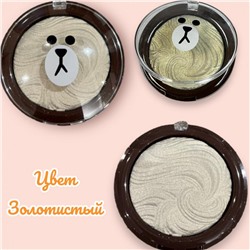 Хайлайтер со светоотражающими частицами Anna Rose Арт 1887 золотистый 13 г