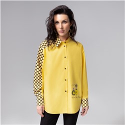 Рубашка дизайнерская, Моя философия – шик (жёлтая)