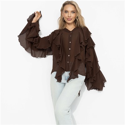 Блуза для эффекта «вау», Прикосновение мечты (брауни)