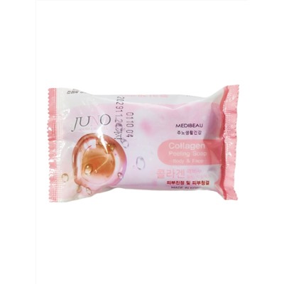 MEDIBEAU Косметическое пилинг-мыло для лица и тела с коллагеном / Collagen Peeling Soap, 150 г