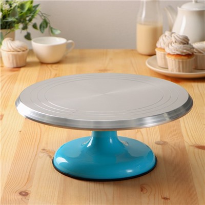 Подставка для торта вращающаяся «Лазурь», d=31 см, МИКС