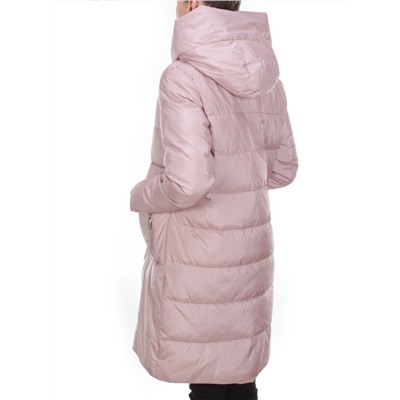 2119 PINK Пальто зимнее женское MELISACITI (200 гр. холлофайбера)