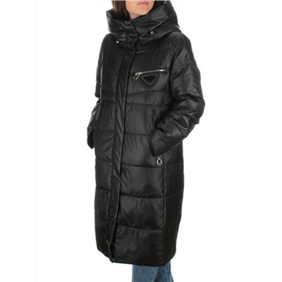 S21119 BLACK Куртка зимняя женская (150 гр. холлофайбера)