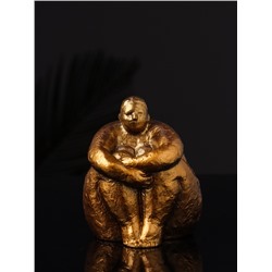 Фигурка гипс «Дама», 9×8×8 см, под бронзу