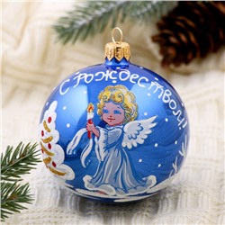 Шар "Рождественская сказка" d- 8,5 см, микс