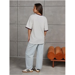 Футболка "Душа" Экрю женская