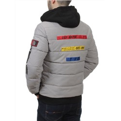 2172 GRAY Куртка мужская зимняя облегченная (150 гр. холлофайбер)