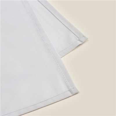 Простыня 1.5 спальная SL Home Percale 300ТС, 160×235 см, серая, хлопок 100%