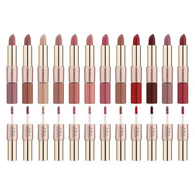 Помада O.TWO.O Rose Gold 2 in 1 Matte Lipstic & Liquid Lipstik № 6 3.5 g