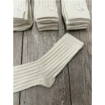 Женские носки Качество супер Натуральный Кашемир Шерсть Полиамид Размер 36-41 В упаковке 5пар цвета разные Цена 300₽