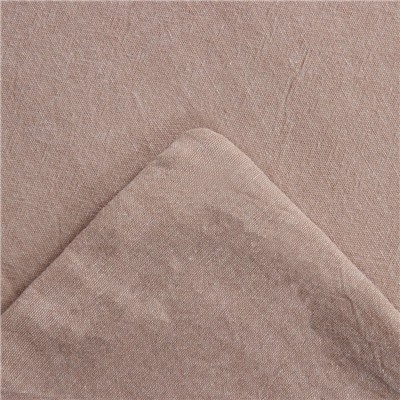 Постельное бельё Этель Denim 1.5 сп, 155×210 см, 160×240 см, 50×70-2 шт., бежевое, жатый хлопок