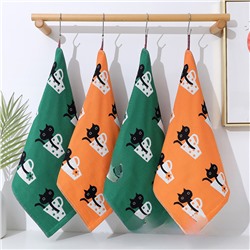 Towel, tea cup, gauze soft scarf, 34*40cm