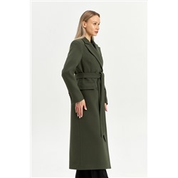 Пальто женское демисезонное 26895 (хаки)