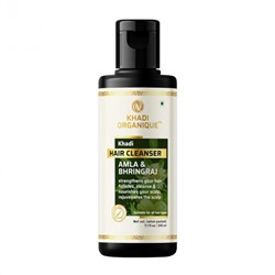 Шампунь с Амлой и Брингараджем (210 мл), Hair Cleanser Amla & Bhringraj, произв. Khadi Organique