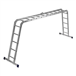 Лестница шарнирная алюминиевая, 4 х 5 ступеней, Сибртех