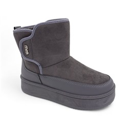 Угги на меху В28-6 серые п/п