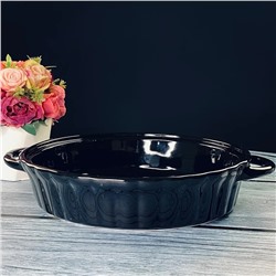 142-121 Овальное блюдо для запекания 28см в под.уп.(х12)Фарфор