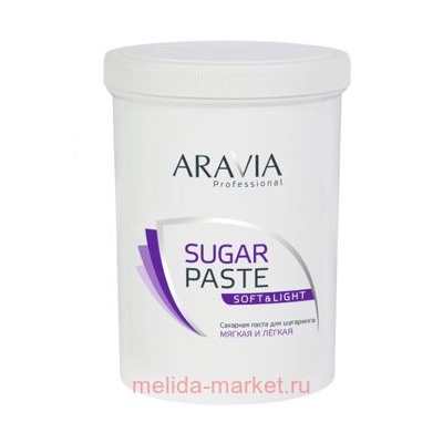 ARAVIA Professional Сахарная паста для шугаринга Мягкая и легкая мягкой консистенции 1500 гр арт 1056