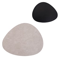 Салфетка сервировочная Drop, 33х41 см, черная/светло-серая