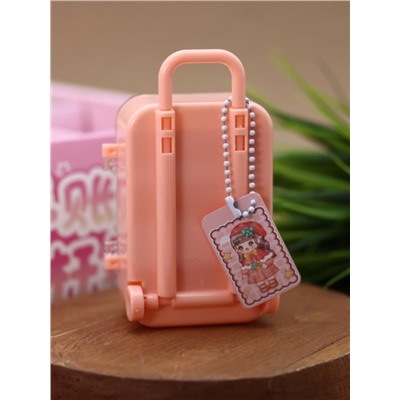 Канцелярский набор DIY в шкатулке "Suitcase", orange, шоу-бокс 16 шт.